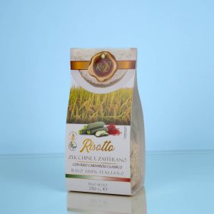 Confezione Ris8 di Risotto zucchine e zafferano